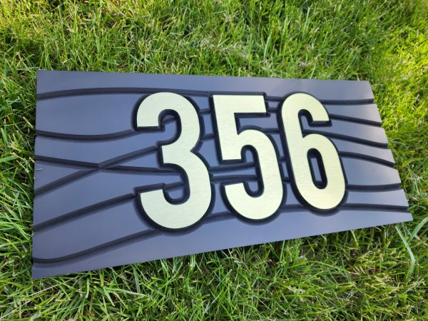 Wood Custom House Number
