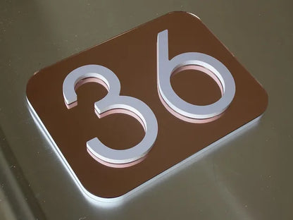 PVC/Acrylic House Number