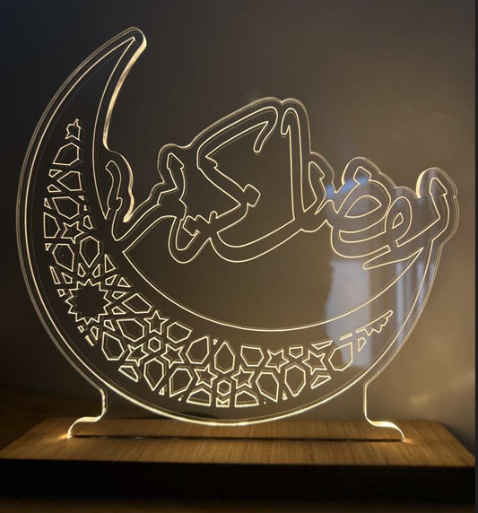 LED Ramadan Kareem Sign Decoration
