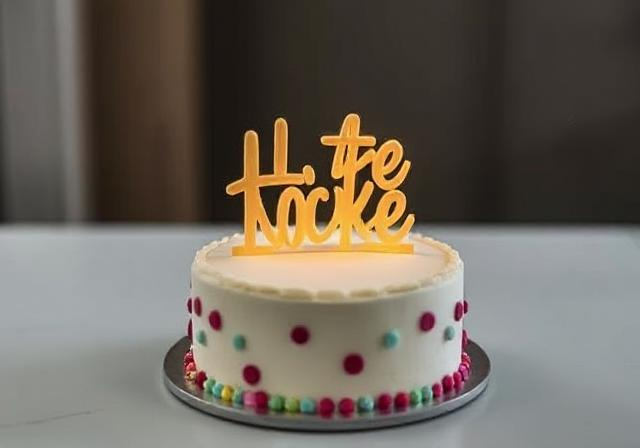 Customized Cake Topper