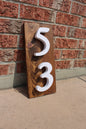 Vertical Light House Number
