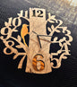golden bird clock